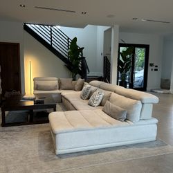 Modern Beige Sectional Sofa
