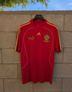 2008 Spain 'Squad Signed' Home Soccer Jersey
Playera de fútbol de España