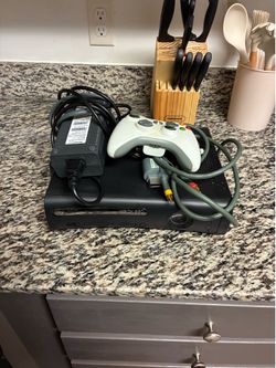 Xbox 360 s with Kinect adapter