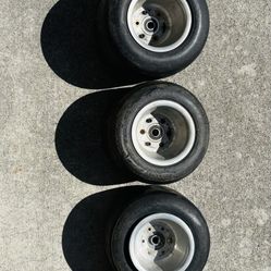 Go-Kart Racing Tires - Front And Rear Set
