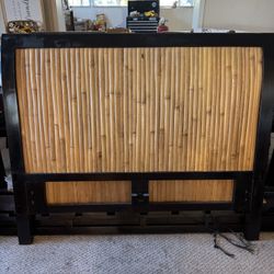 Bamboo Full Sz Bed Frame