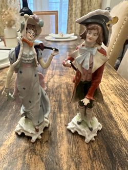 Porcelain Victorian Figurine Pair