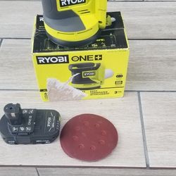 ryobi 18v 5in orbit sander 