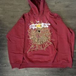 Maroon Spider Hoodie