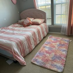 Blush Pink Full Bed