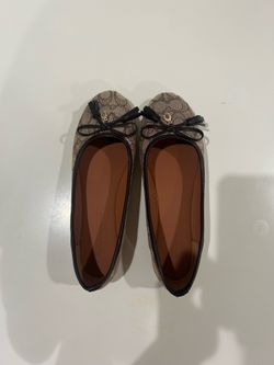 Coach Canvas Ballet Flats