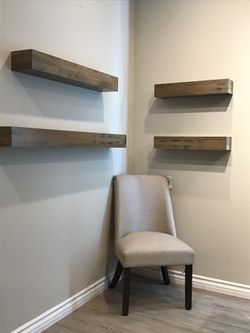 Floating shelves