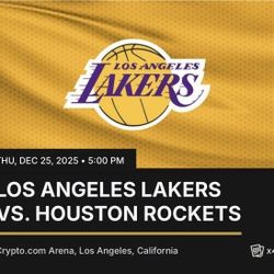 LAKERS vs HOUSTON ROCKETS