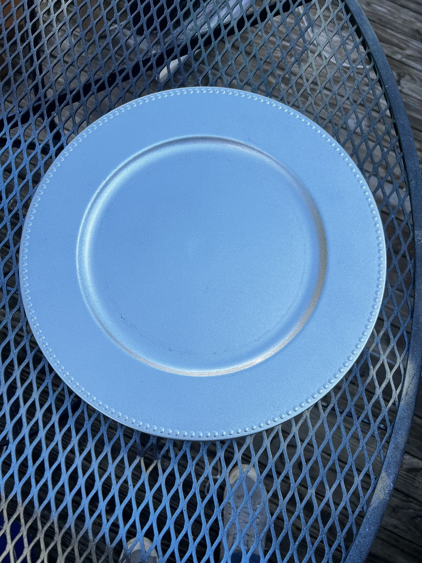 Silver Charger Plates