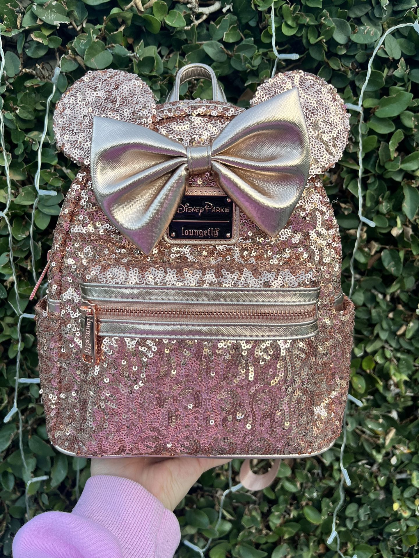 Disney Rosegold Loungefly