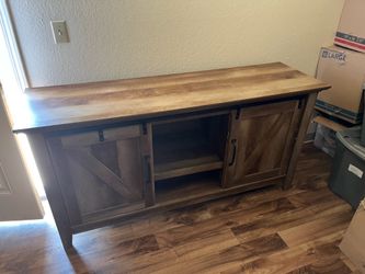 Barn Door Style Hutch