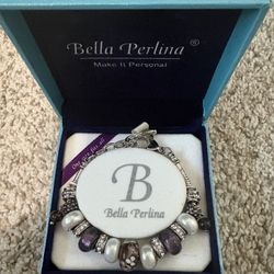 Bella Perlina Charm Bracelet - New in Box w/ Authenticity Card