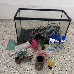 FISH TANK WITH EVERYTHING YOU NEED! 
