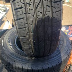 4.  215/75/15.   Firestone  70%