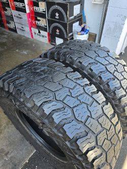 Only 2 used tires Lt37x12.50r17 Mikey  Thompson  Baja  Boss  RT $250.00