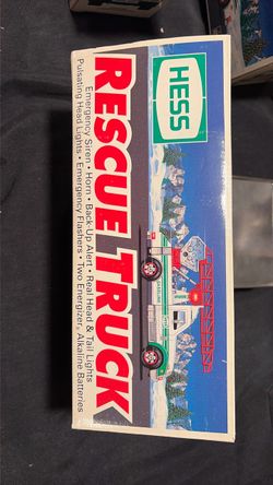 Hess Rescue Truck Toy in Box