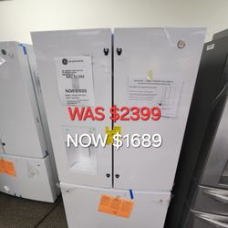 GE ENERGY STAR 25.7 CU. FT. FRENCH DOOR REFRIGERATOR 
