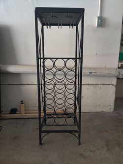 Wine and stemware rack