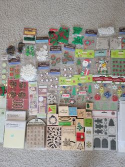 Christmas Stamps Christmas Scrapbook Christmas Cards Lot