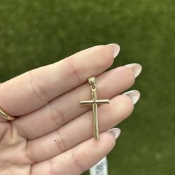 14kt cross charm