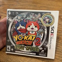 New Nintendo 3DS Yokai Watch 2 Bony Spirits Still Factory Wrap Sealed