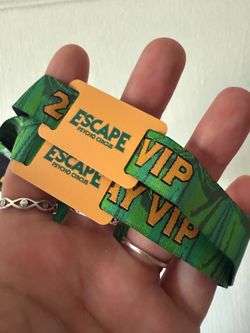 Escape VIP wristbands