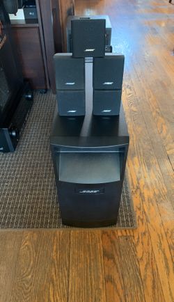 Bosé 5.1 speakers and a Sony receive