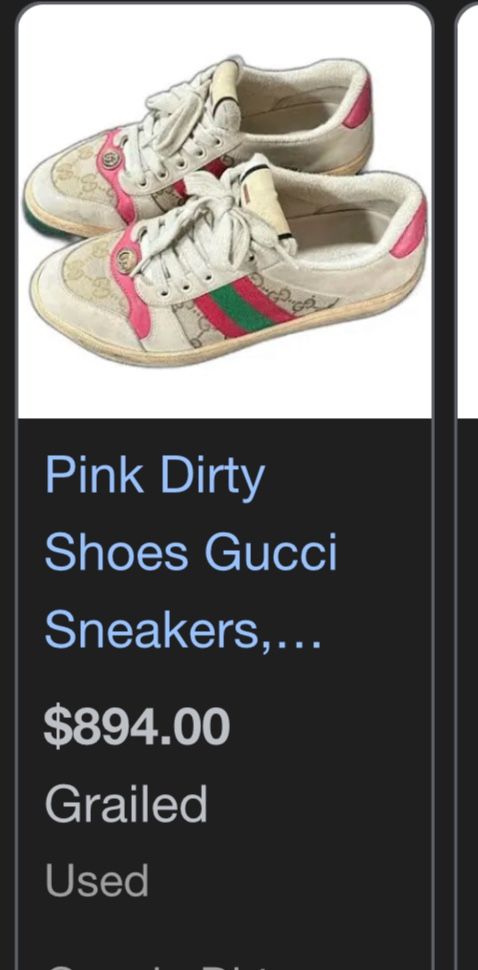 Pink Dirty Gucci Women’s Shoes
