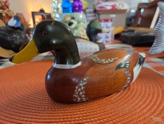 Mallard Wooden Duck  #6