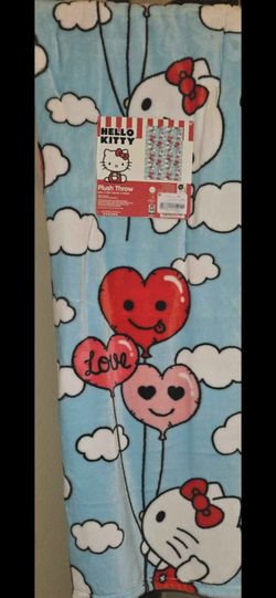Hello Kitty Throw Plush Blanket