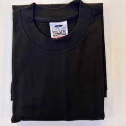 Large Black Heavyweight Pro Club T-shirt