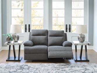 Tarrant Charcoal Reclining Loveseat