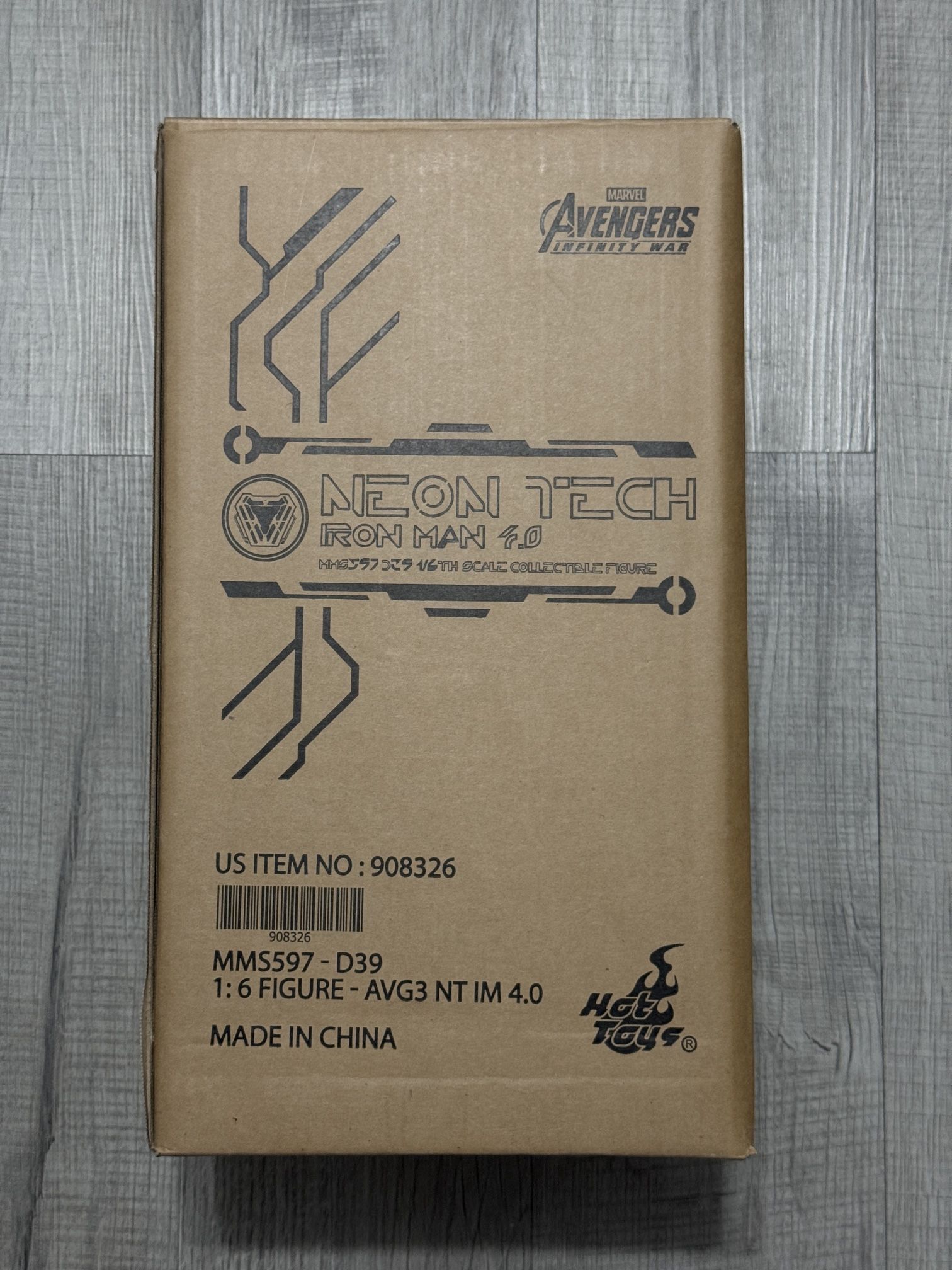 Hot Toys 1/6 Scale Neon Tech 4.0 Iron Man Mark 50 from Marvel Avengers