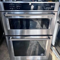 NEW !! KITCHENAID 30" STAINLESS STEEL MICROWAVE OVEN COMBO / AIR FRY 