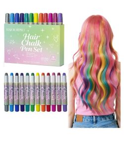 HaiolorPro Hair Chalk Pen Set 12 Colors