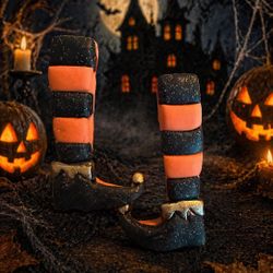 Witch Boots Handmade Polymer Clay Earrings