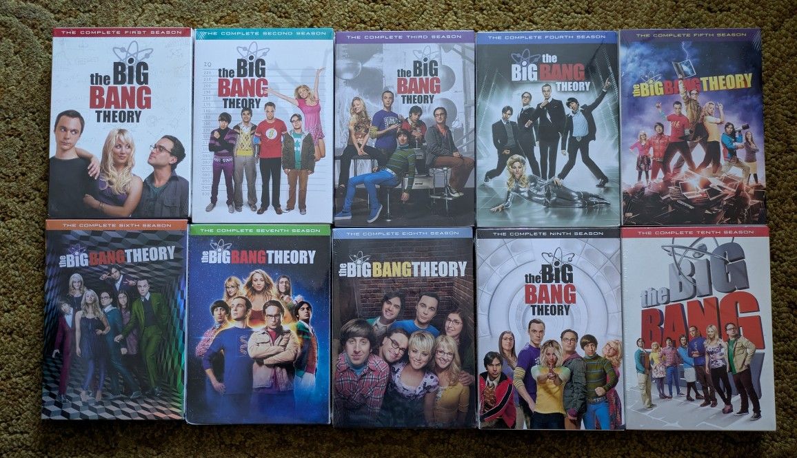 Big Bang Theory ~ 10 seasons, new, never opened