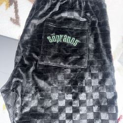 Black & green shorts