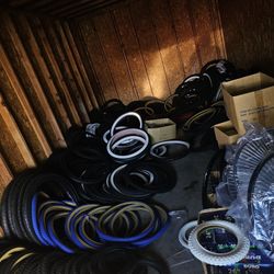 ***HUGE LOT OF BICYCLE TIRES TUBES ECT**