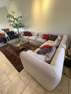 L-Shaped Sectional Sofa - 11’ x 9’