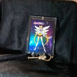 Sailor Moon Foil Card with/Charm $25