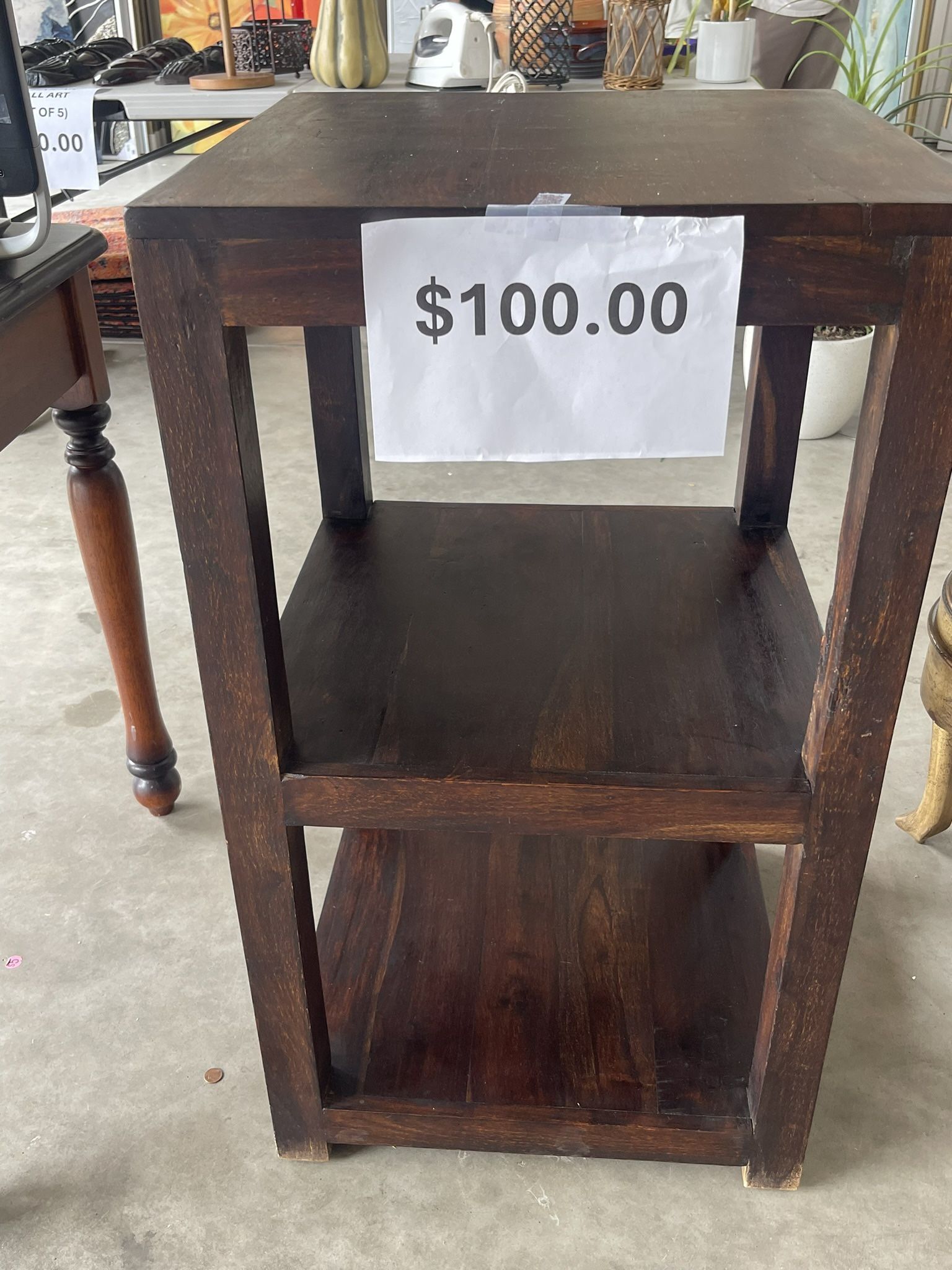 Accent Corner Shelf Cabinet