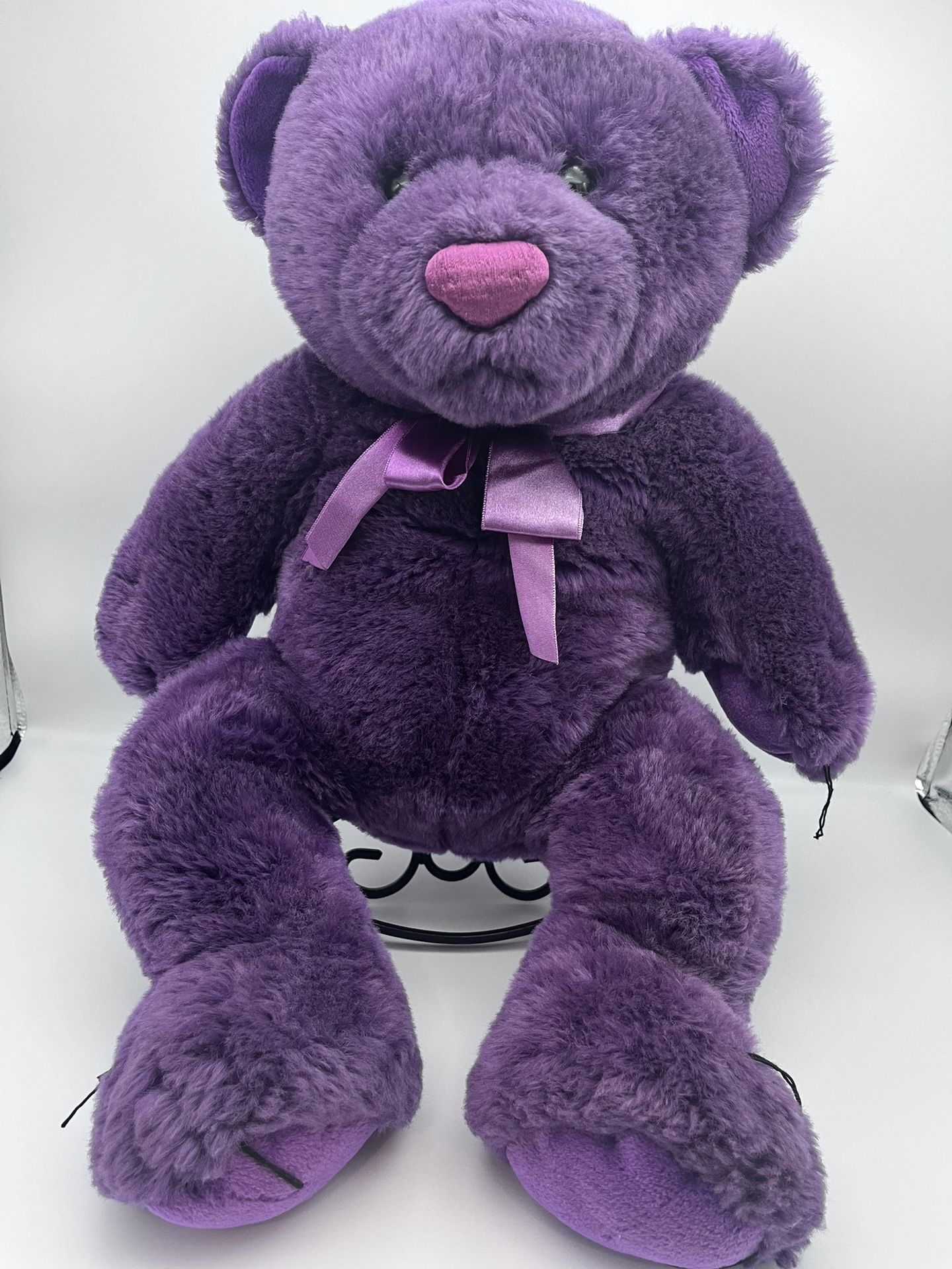 Kids Preferred 17 Inch Perfect Plush Purple Stuffed Animal Teddy Bear