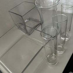 Flower Vases Various Sizes 