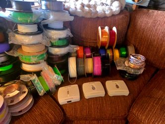 90 rolls of 3d printing filament  pla petg carbon fiber carbon glass.
