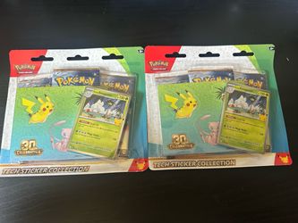 Pokémon 30th Celebration Tech Sticker Collection