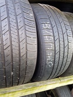 235 45 18 (2) used low profile tires free installation