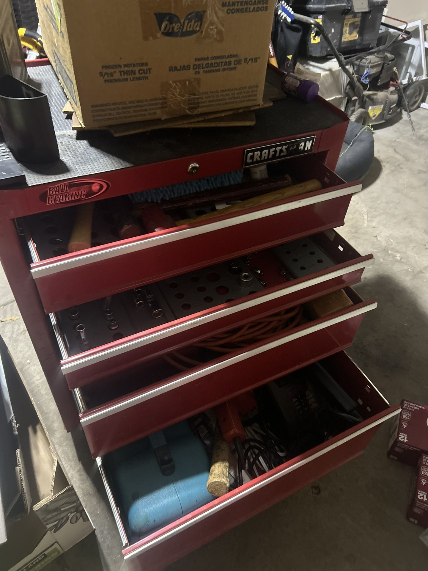 3 Piece Craftsman Tool Box With Tools
