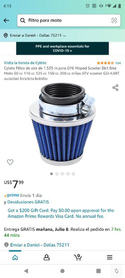 Motocicleta Filter