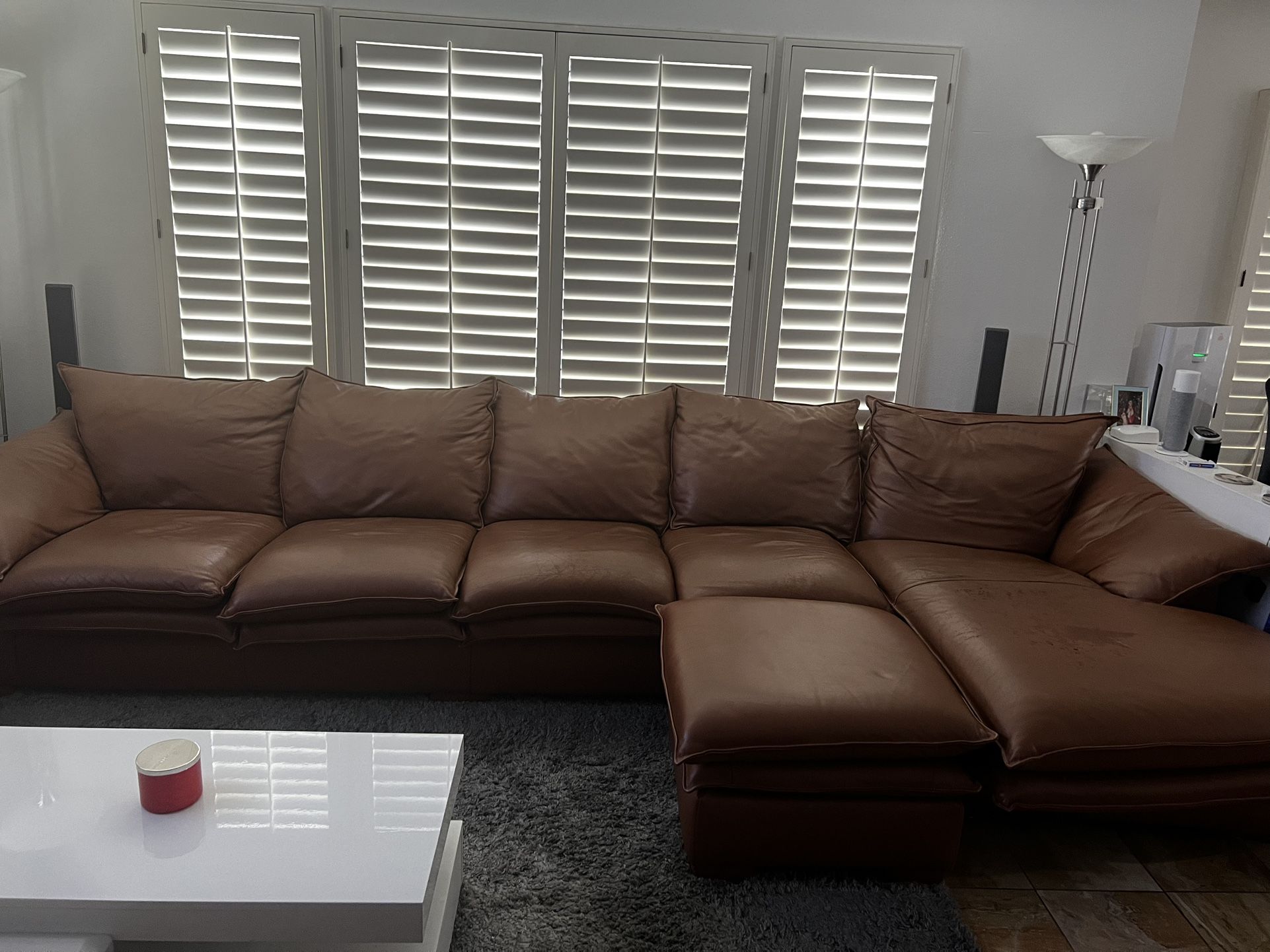 Leather Couch MUST PICK UP